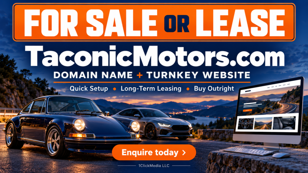 Taconic Motors Domain Sale Or Lease